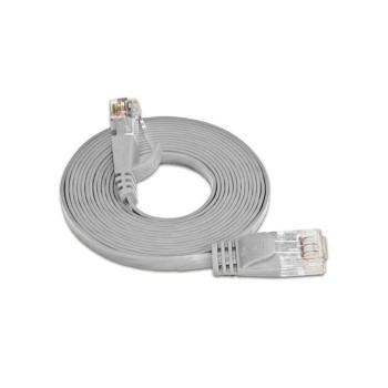 Wirewin Slim Patchkabel: UTP, 3m, grau, Cat.6, AWG36, Klinkenschutz, Längenaufdruck Wirewin Slim Patchkabel: UTP, 3m, grau, Cat.6, AWG36, Klinkenschutz, Längenaufdruck