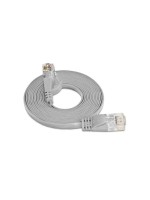 Wirewin Slim Câble patch: UTP, 5m, gris, Cat.6, AWG36, Klinkenschutz, Längenaufdruck