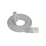 Wirewin Slim Patch cable: UTP, 15m, grey, Cat.6, AWG36, Klinkenschutz, Längenaufdruck