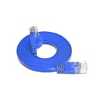 Wirewin Slim Câble patch: UTP, 2m, bleu, Cat.6, AWG36, Klinkenschutz, Längenaufdruck