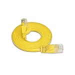 Wirewin Slim Câble patch: UTP, 1.5m, jaune, Cat.6, AWG36, Klinkenschutz, Längenaufdruck