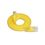 Wirewin Slim Patch cable: UTP, 20m, yellow, Cat.6, AWG36, Klinkenschutz, Längenaufdruck