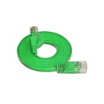 Wirewin Slim Patch cable: UTP, 1m, grün, Cat.6, AWG36, Klinkenschutz, Längenaufdruck