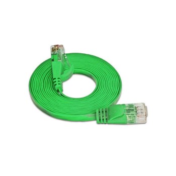 Wirewin Slim Patchkabel: UTP, 1m, grün, Cat.6, AWG36, Klinkenschutz, Längenaufdruck Wirewin Slim Patchkabel: UTP, 1m, grün, Cat.6, AWG36, Klinkenschutz, Längenaufdruck