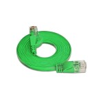 Wirewin Slim Patch cable: UTP, 3m, grün, Cat.6, AWG36, Klinkenschutz, Längenaufdruck