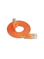 Wirewin Slim Câble patch: UTP, 0.5m, orange, Cat.6, AWG36, Klinkenschutz, Längenaufdruck
