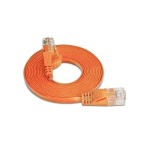 Wirewin Slim Patch cable: UTP, 2m, orange, Cat.6, AWG36, Klinkenschutz, Längenaufdruck