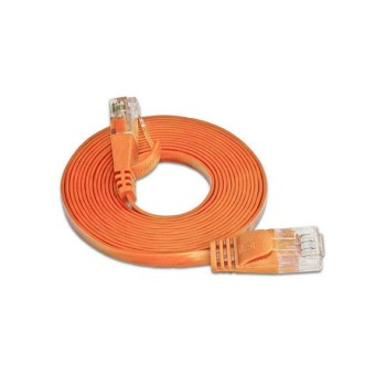 Wirewin Slim Patchkabel: UTP, 15m, orange, Cat.6, AWG36, Klinkenschutz, Längenaufdruck Wirewin Slim Patchkabel: UTP, 15m, orange, Cat.6, AWG36, Klinkenschutz, Längenaufdruck