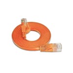 Wirewin Slim Patch cable: UTP, 25m, orange, Cat.6, AWG36, Klinkenschutz, Längenaufdruck