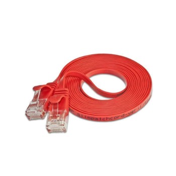 Wirewin Slim Patchkabel: UTP, 0.10m, rot, Cat.6, AWG36, Klinkenschutz, Längenaufdruck Wirewin Slim Patchkabel: UTP, 0.10m, rot, Cat.6, AWG36, Klinkenschutz, Längenaufdruck