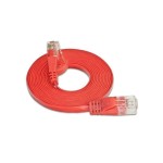 Wirewin Slim Patch cable: UTP, 5m, red, Cat.6, AWG36, Klinkenschutz, Längenaufdruck