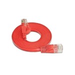 Wirewin Slim Câble patch: UTP, 10m, rouge , Cat.6, AWG36, Klinkenschutz, Längenaufdruck