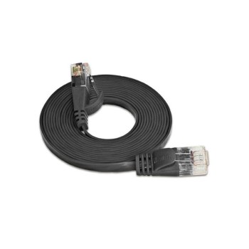 Wirewin Slim patch cable: UTP, 0.25m,black , Cat.6, AWG36, Klinkenschutz, Längenaufdruck Wirewin Slim patch cable: UTP, 0.25m,black , Cat.6, AWG36, Klinkenschutz, Längenaufdruck
