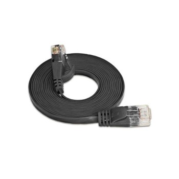 Wirewin Slim Patchkabel: UTP, 5m, schwarz, Cat.6, AWG36, Klinkenschutz, Längenaufdruck Wirewin Slim Patchkabel: UTP, 5m, schwarz, Cat.6, AWG36, Klinkenschutz, Längenaufdruck