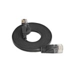 Wirewin Slim Câble patch: UTP, 15m, noir, Cat.6, AWG36, Klinkenschutz, Längenaufdruck