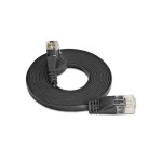 Wirewin Slim Patchkabel: UTP, 20m, schwarz, Cat.6, AWG36, Klinkenschutz, Längenaufdruck