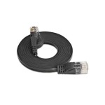 Wirewin Slim Câble patch: UTP, 25m, noir, Cat.6, AWG36, Klinkenschutz, Längenaufdruck