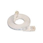 Wirewin Slim Patchkabel: UTP, 2m, weiss, Cat.6, AWG36, Klinkenschutz, Längenaufdruck