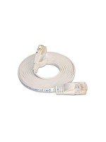 Wirewin Slim Câble patch: UTP, 2m, blanc, Cat.6, AWG36, Klinkenschutz, Längenaufdruck