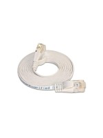 Wirewin Slim Câble patch: UTP, 5m, blanc, Cat.6, AWG36, Klinkenschutz, Längenaufdruck