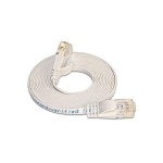 Wirewin Slim Câble patch: UTP, 7.5m, blanc, Cat.6, AWG36, Klinkenschutz, Längenaufdruck