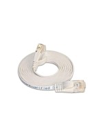 Wirewin Slim Câble patch: UTP, 20m, blanc, Cat.6, AWG36, Klinkenschutz, Längenaufdruck