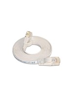 Wirewin Slim Patchkabel: UTP, 25m, weiss, Cat.6, AWG36, Klinkenschutz, Längenaufdruck