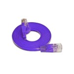 Wirewin Slim Patch cable: UTP, 0.75m,violett, Cat.6, AWG36, Klinkenschutz, Längenaufdruck