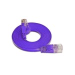 Wirewin Slim Patch cable: UTP, 2m, violett, Cat.6, AWG36, Klinkenschutz, Längenaufdruck