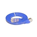 Wirewin Slim Patchkabel: STP, 7.5m, blau, Cat.6, AWG36, Klinkenschutz, Längenaufdruck