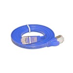 Wirewin Slim Patchkabel: STP, 15m, blau, Cat.6, AWG36, Klinkenschutz, Längenaufdruck