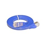 Wirewin Slim Patchkabel: STP, 25m, blau, Cat.6, AWG36, Klinkenschutz, Längenaufdruck