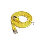 Wirewin Slim Patchkabel: STP, 5m, gelb, Cat.6, AWG36, Klinkenschutz, Längenaufdruck