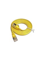 Wirewin Slim Câble patch: STP, 5m, jaune, Cat.6, AWG36, Klinkenschutz, Längenaufdruck