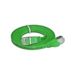 Wirewin Slim Câble patch: STP, 0.25m, vert, Cat.6, AWG36, Klinkenschutz, Längenaufdruck