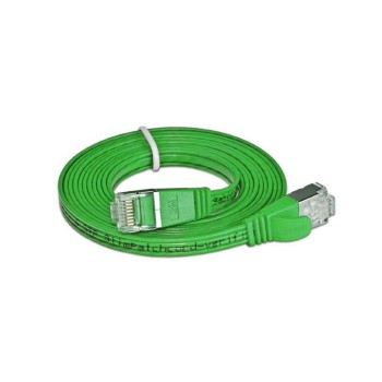 Wirewin Slim Câble patch: STP, 0.75m, vert, Cat.6, AWG36, Klinkenschutz, Längenaufdruck Wirewin Slim Câble patch: STP, 0.75m, vert, Cat.6, AWG36, Klinkenschutz, Längenaufdruck