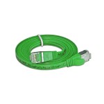 Wirewin Slim Patchkabel: STP, 5m, grün, Cat.6, AWG36, Klinkenschutz, Längenaufdruck