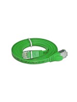 Wirewin Slim Patch cable: STP, 7.5m, grün, Cat.6, AWG36, Klinkenschutz, Längenaufdruck