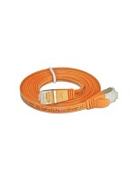 Wirewin Slim Câble patch: STP, 0.10m, orange, Cat.6, AWG36, Klinkenschutz, Längenaufdruck