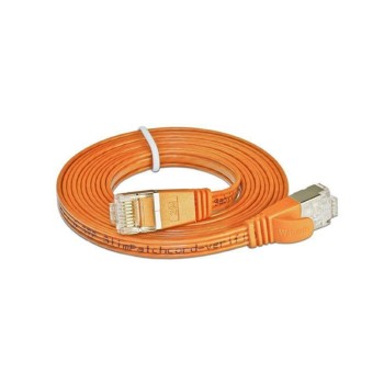 Wirewin Slim Câble patch: STP, 0.75m, orange, Cat.6, AWG36, Klinkenschutz, Längenaufdruck Wirewin Slim Câble patch: STP, 0.75m, orange, Cat.6, AWG36, Klinkenschutz, Längenaufdruck