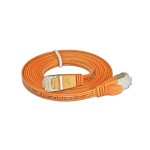 Wirewin Slim Patch cable: STP, 1m, orange, Cat.6, AWG36, Klinkenschutz, Längenaufdruck