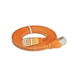 Wirewin Slim Patch cable: STP, 10m, orange, Cat.6, AWG36, Klinkenschutz, Längenaufdruck