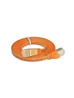Wirewin Slim Câble patch: STP, 10m, orange, Cat.6, AWG36, Klinkenschutz, Längenaufdruck