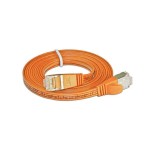 Wirewin Slim Câble patch: STP, 15m, orange, Cat.6, AWG36, Klinkenschutz, Längenaufdruck