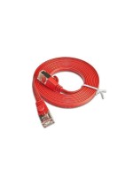 Wirewin Slim Patchkabel: STP, 1.5m, rot, Cat.6, AWG36, Klinkenschutz, Längenaufdruck