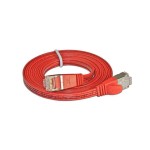 Wirewin Slim Patchkabel: STP, 7.5m, rot, Cat.6, AWG36, Klinkenschutz, Längenaufdruck