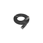 Wirewin Slim Patchkabel: STP, 1m, schwarz, Cat.6, AWG36, Klinkenschutz, Längenaufdruck