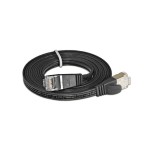 Wirewin Slim Patchkabel: STP, 3m, schwarz, Cat.6, AWG36, Klinkenschutz, Längenaufdruck