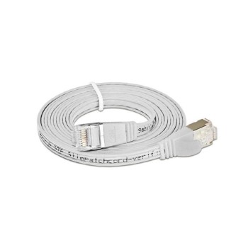 Wirewin Slim Patchkabel: STP, 0.25m, weiss, Cat.6, AWG36, Klinkenschutz, Längenaufdruck Wirewin Slim Patchkabel: STP, 0.25m, weiss, Cat.6, AWG36, Klinkenschutz, Längenaufdruck