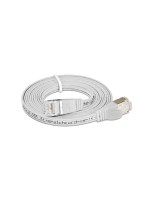 Wirewin Slim Patch cable: STP, 3m, white, Cat.6, AWG36, Klinkenschutz, Längenaufdruck